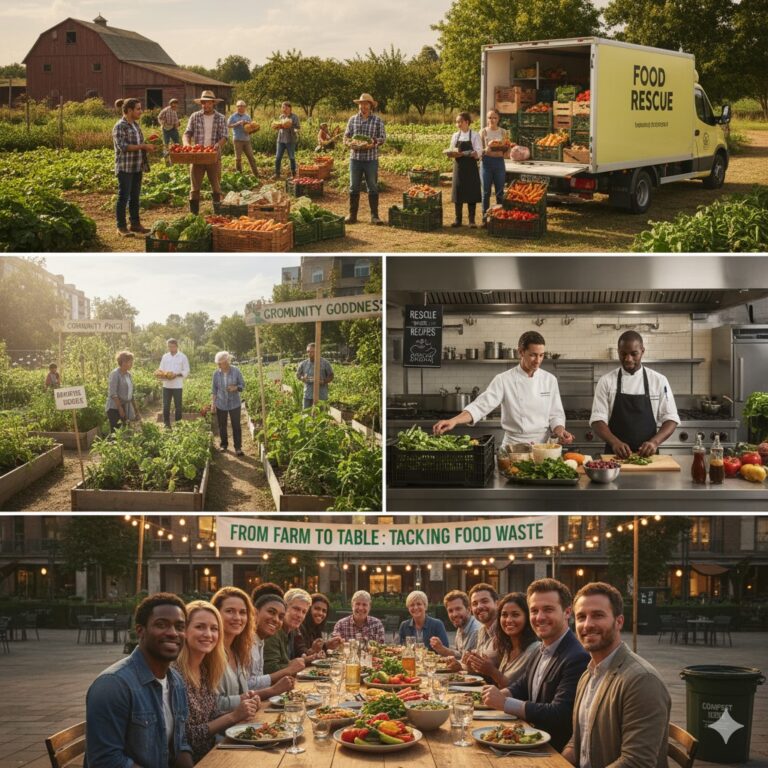 From Farm to Table: Tackling Food Waste