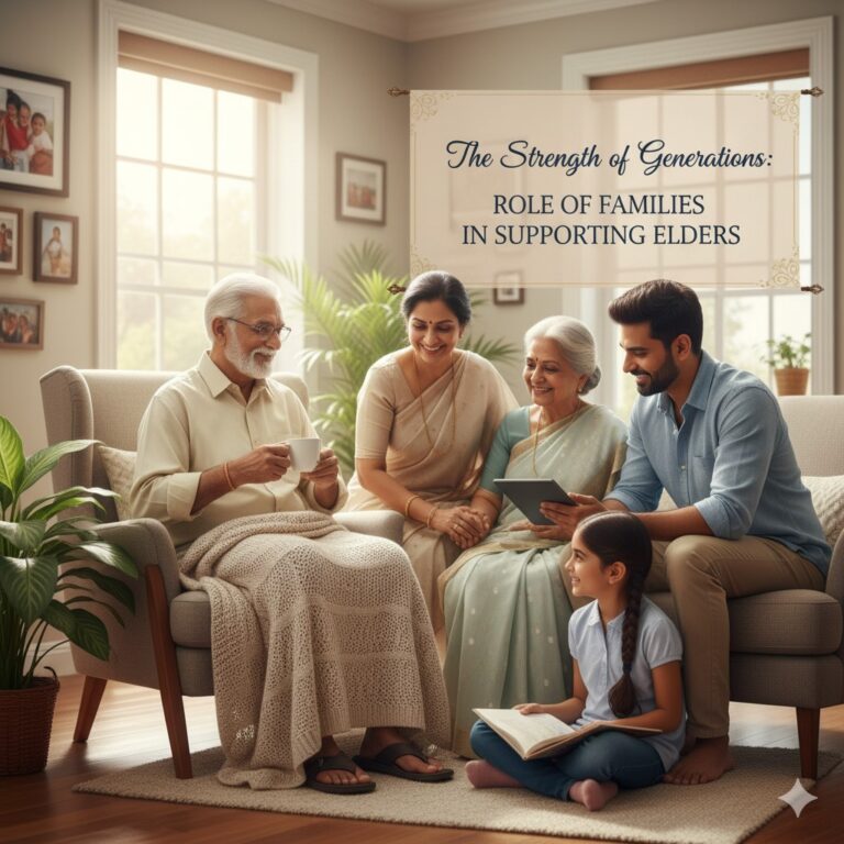 Role of families in supporting elders