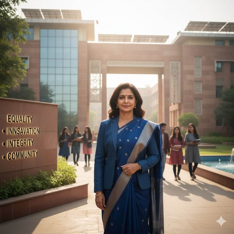 Character of an institution is reflected in its leader