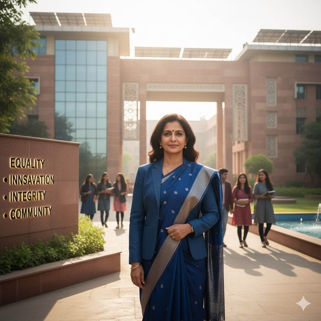 Character of an institution is reflected in its leader