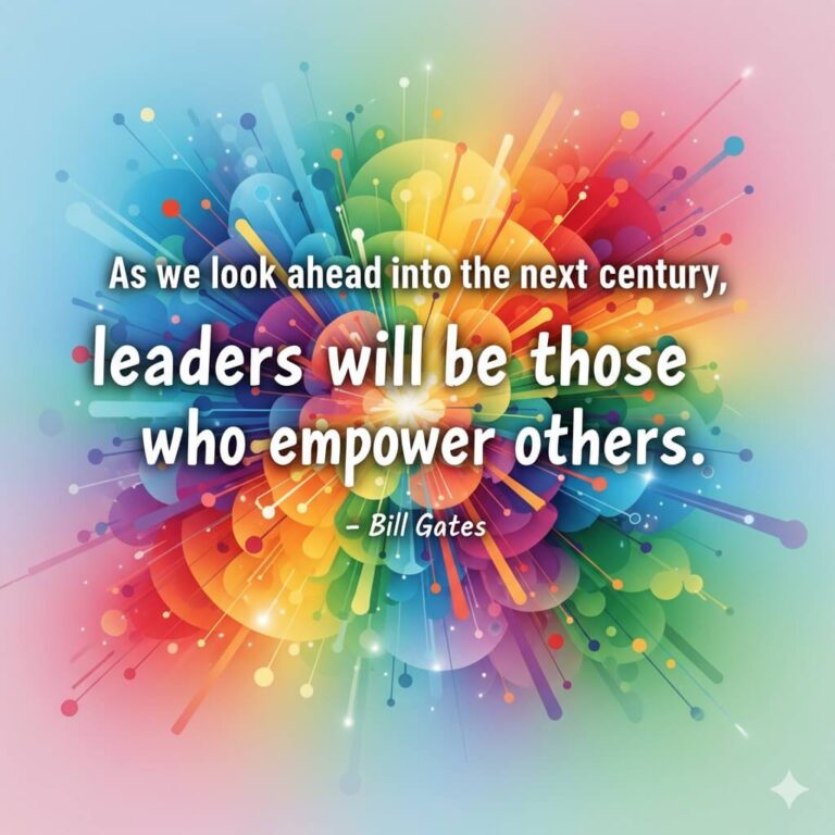 Future Leaders will be those who empower others