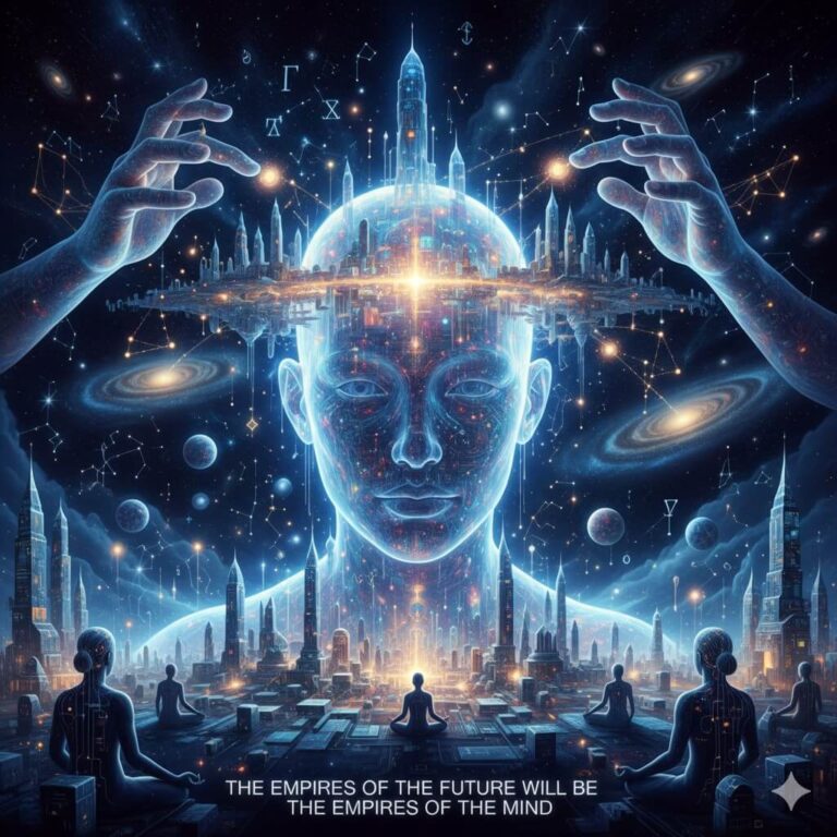 The empires of the future will be the empires of the mind.