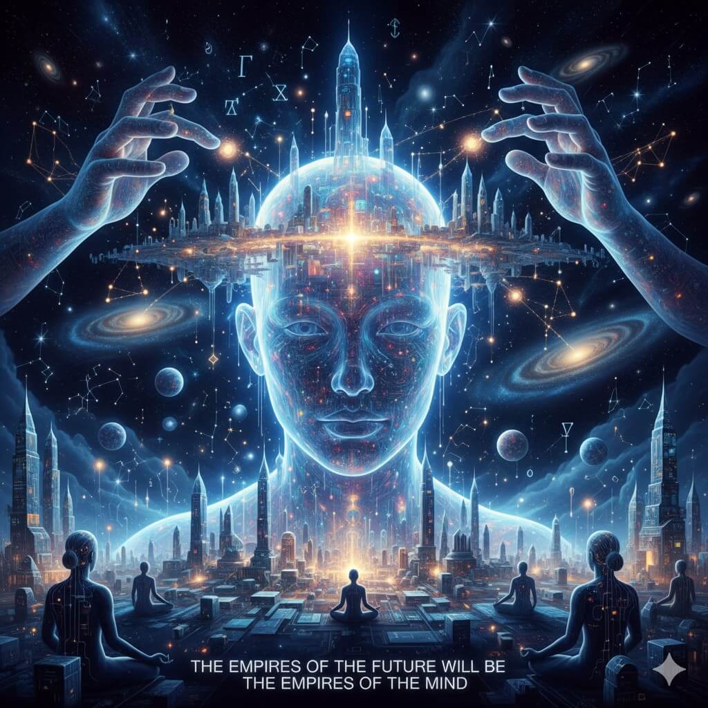 The empires of the future will be the empires of the mind.