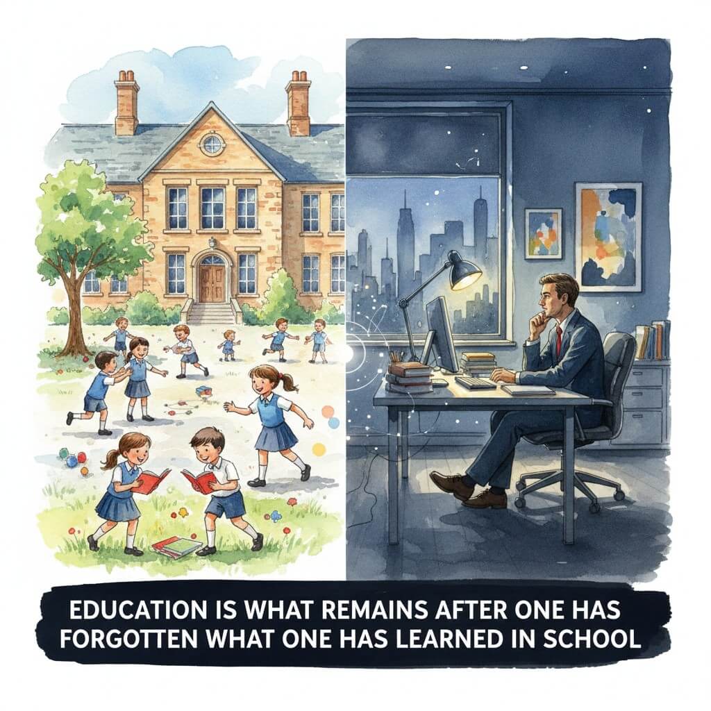 Education is What Remains After One Has Forgotten What One Has Learned in School