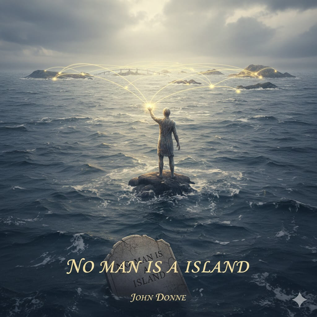 No man is an island - John Donne