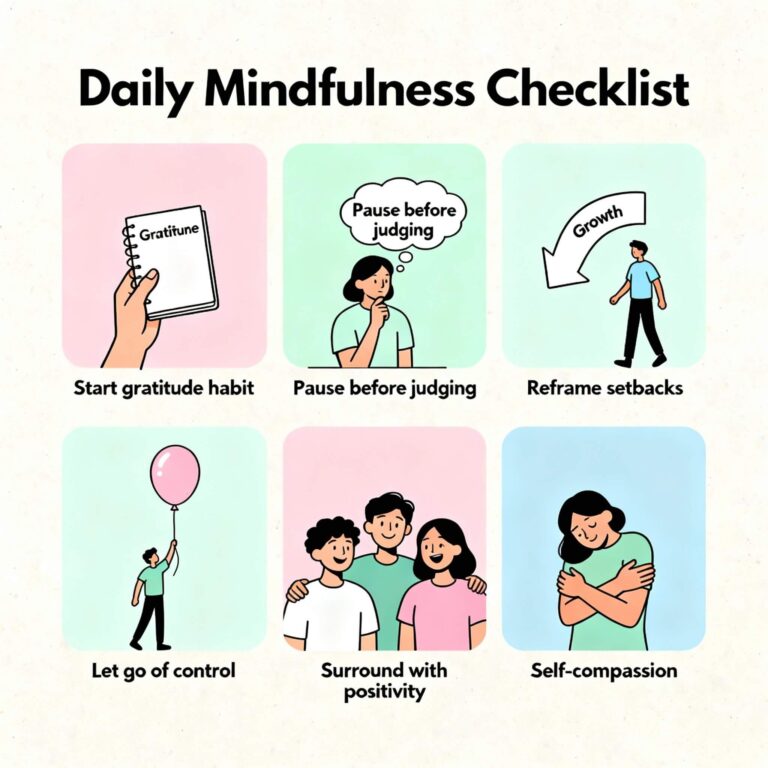 Daily mindfulness checklist