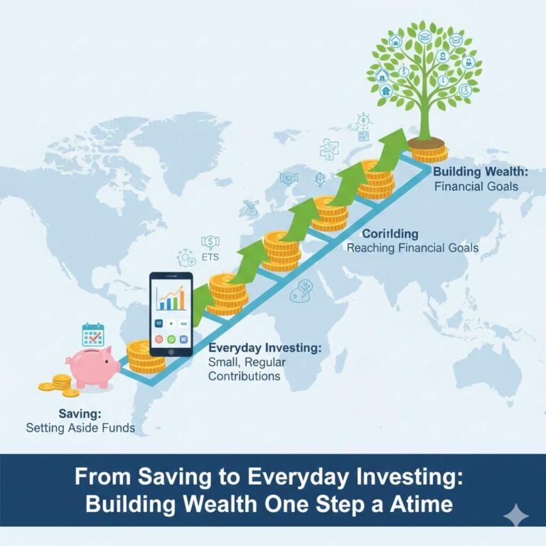 Creating wealth by investing.