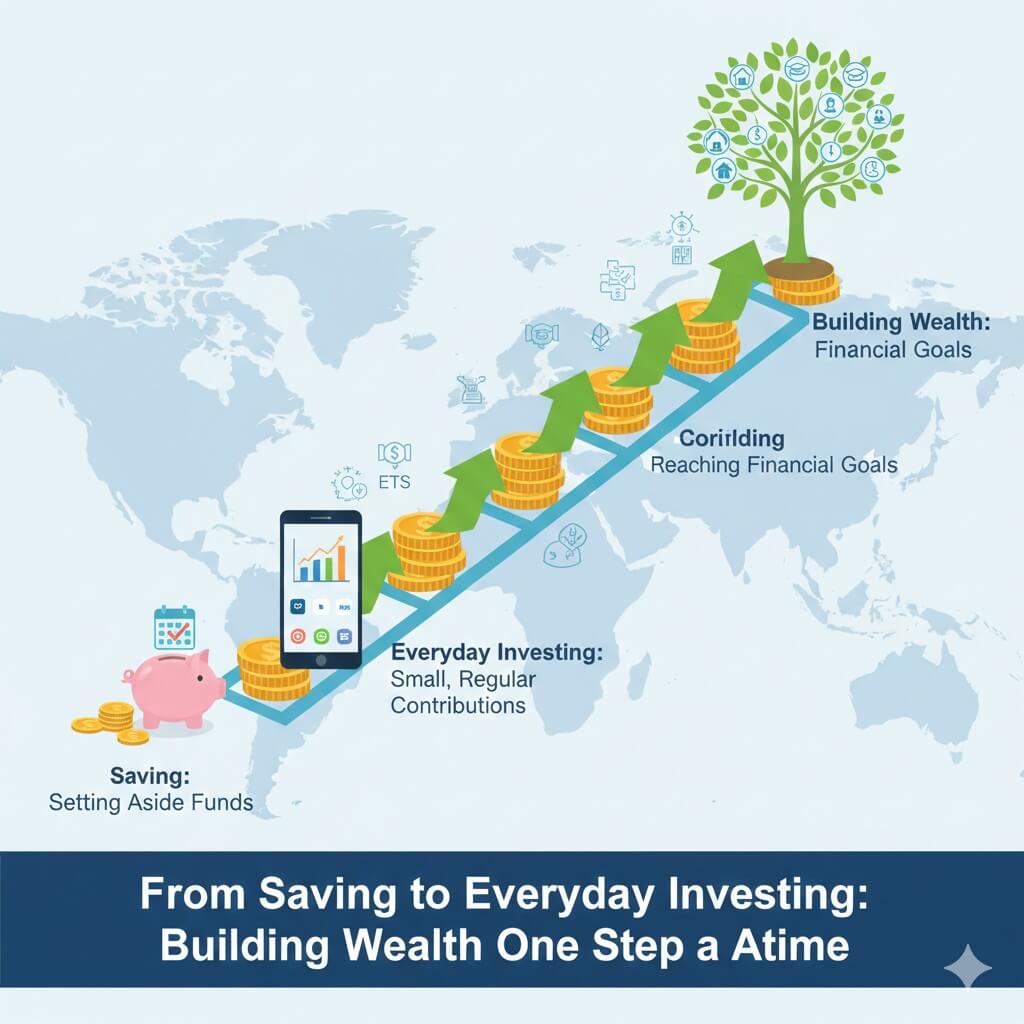 Creating wealth by investing.