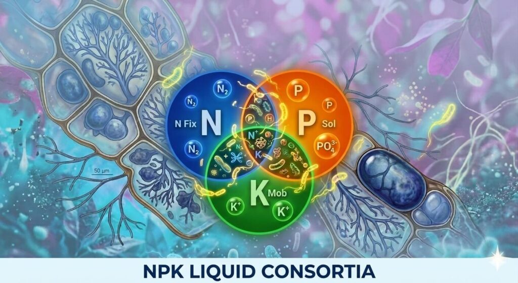 NPK Liquid Consortia Biofertilizer
