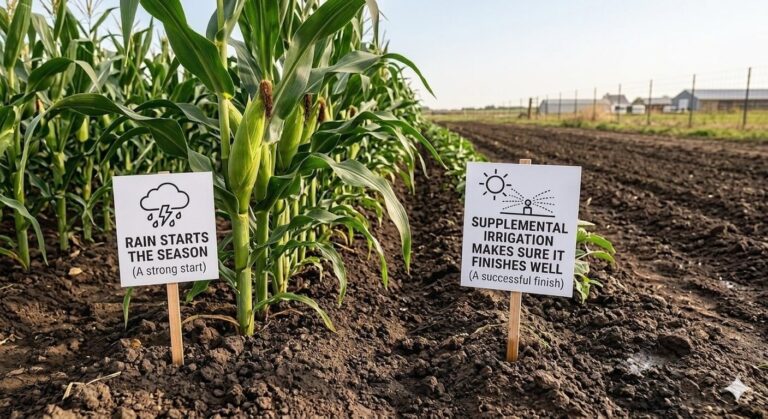 Supplemental irrigation is a must