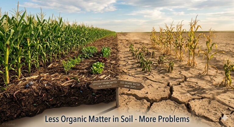 Less Organic Matter — More Problems.
