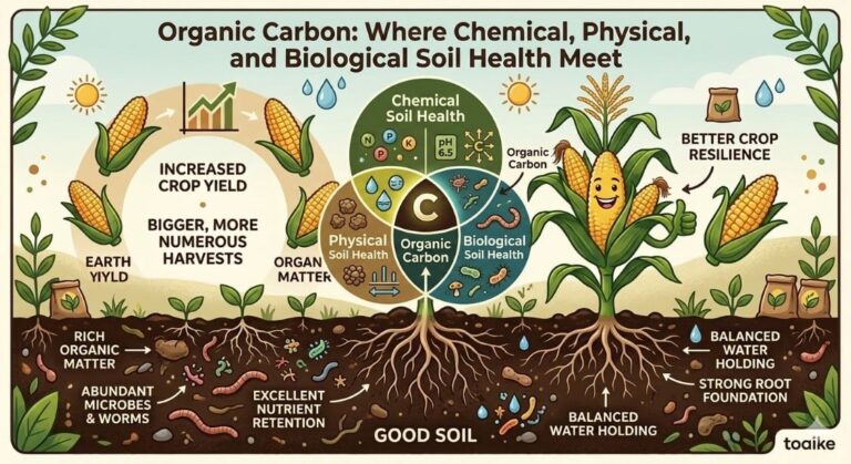 Organic Carbon: Where Chemical, Physical, and Biological Soil Health Meet