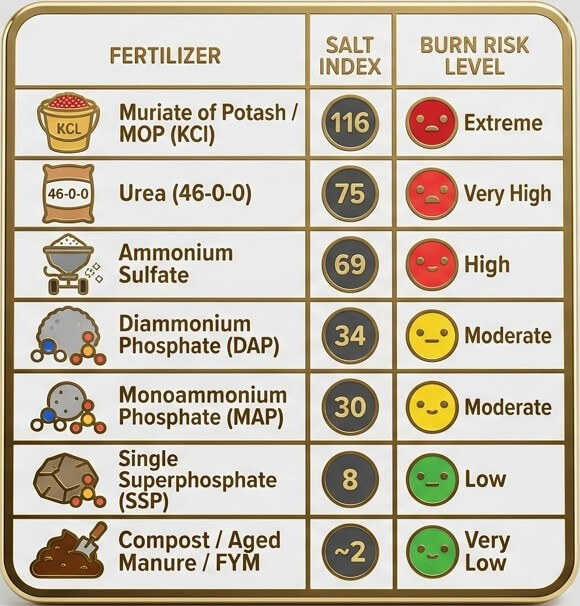 Fertilizer Burn Risk