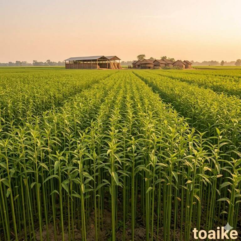 Jute crop