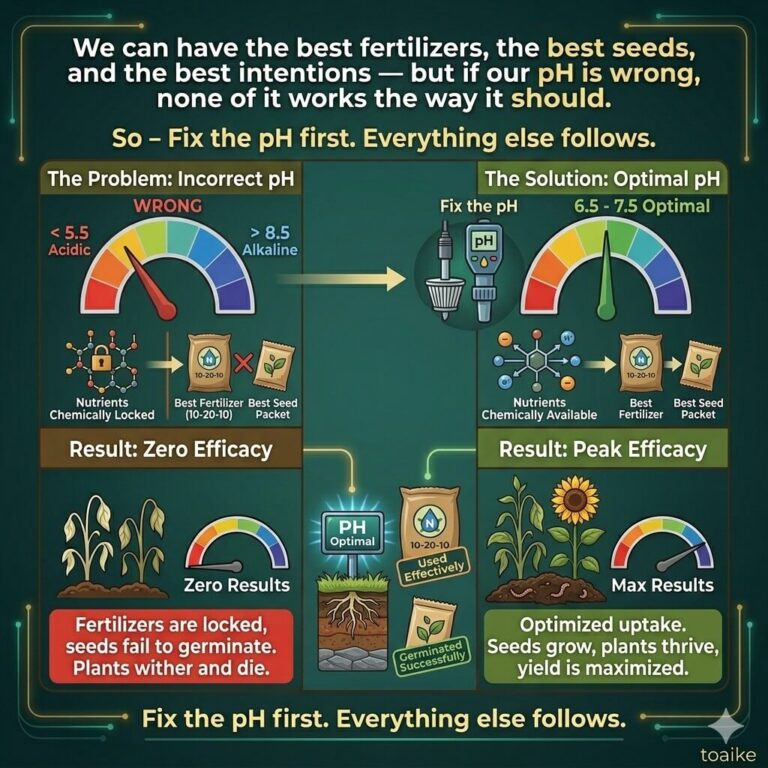 Wrong pH — Right Fertilizer — Zero Results