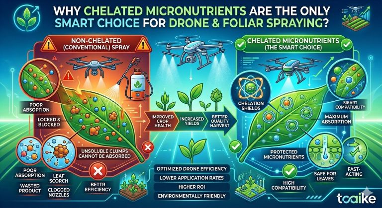 Why Chelated Micronutrients Are the Only Smart Choice for Drone and Foliar Spraying