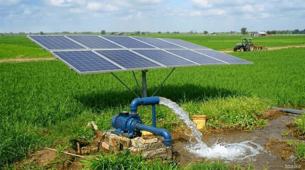 Solar irrigation pump